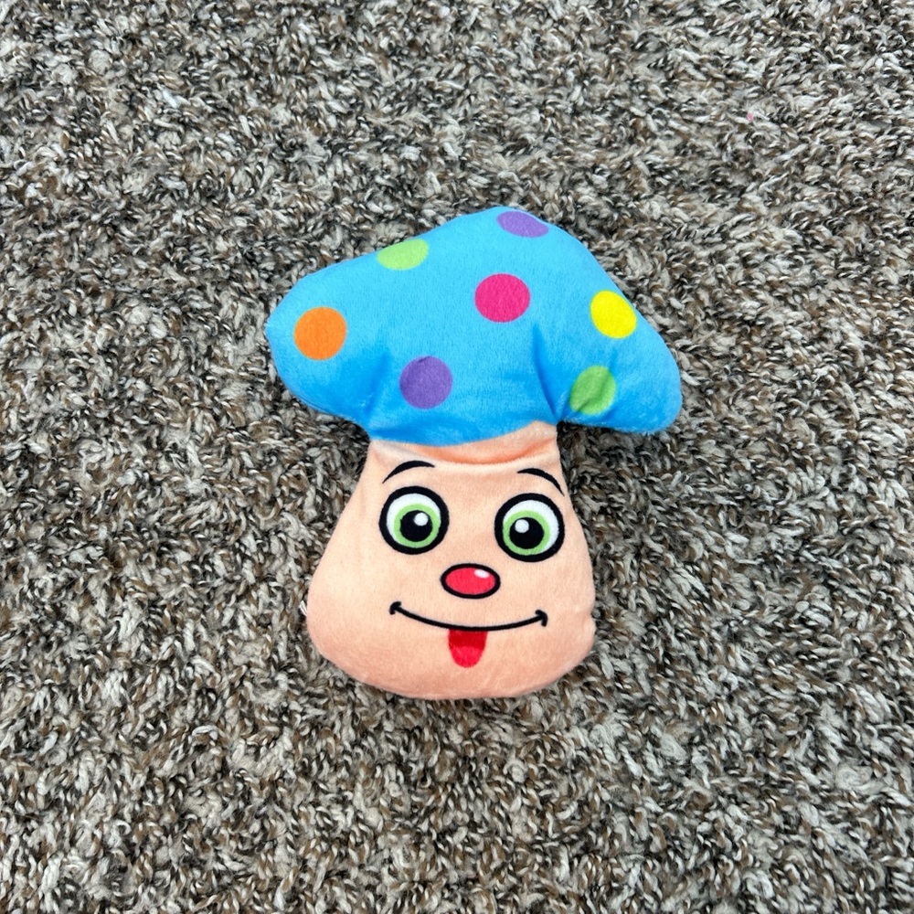 Colorful Mushroom Plush Toy